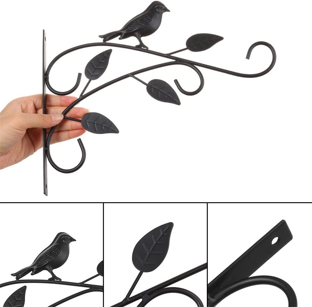 Backyard Outdoor Decorative Hooks Metal Hanging Basket Brackets Plant Hanger