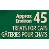 Greenies Feline Pill Pockets for Cats Natural Soft Cat Treats, Salmon Flavor, 1.6 oz. Pouch (45 Treats)