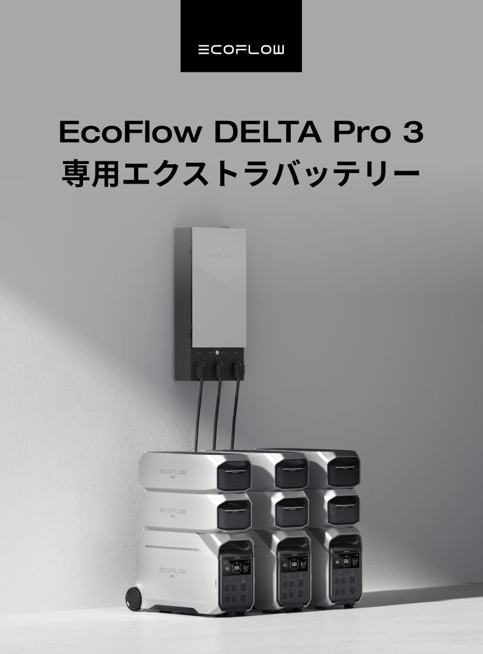 ⭐︎ Akasatanaka様  Pro 電源用エクストラバッテリー⭐︎ Amazon.co.jp: EcoFlow DELTA Pro3 専用エクストラバッテリー 4096Wh
