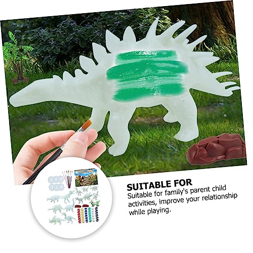 TOYANDONA 64 Unidades Animais Pintados Faça Você Mesmo Kit Modelo Conjunto De Brinquedos Infantis Ar
