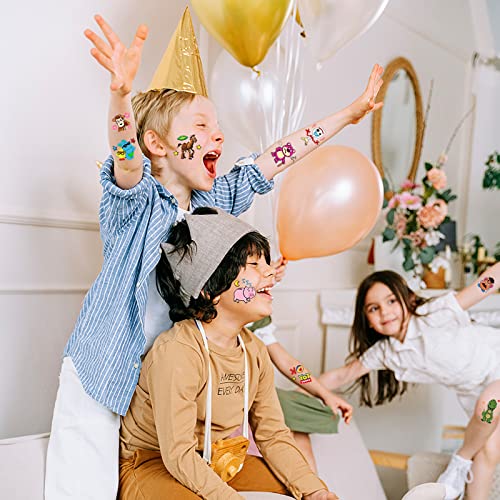 Toy Inspired Story Birthday Party Supplies, 34Pcs Temporary Tattoos Party Favors, Glow In The Dark Removable Skin Safe, Fake Tattoo Stickers For Goody Bag Treat Bag Stuff For Toy Inspired Story Birthday Party Gifts #TOP5