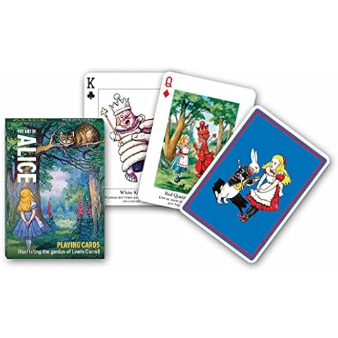 The Art of Alice Single Deck Playing Cards from Piatnik | Card Game | Pack of cards Cover