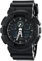 GSHOCK Men's Automatic Wrist Watch analog-digital Display and Resin Strap, GA100MB-1A