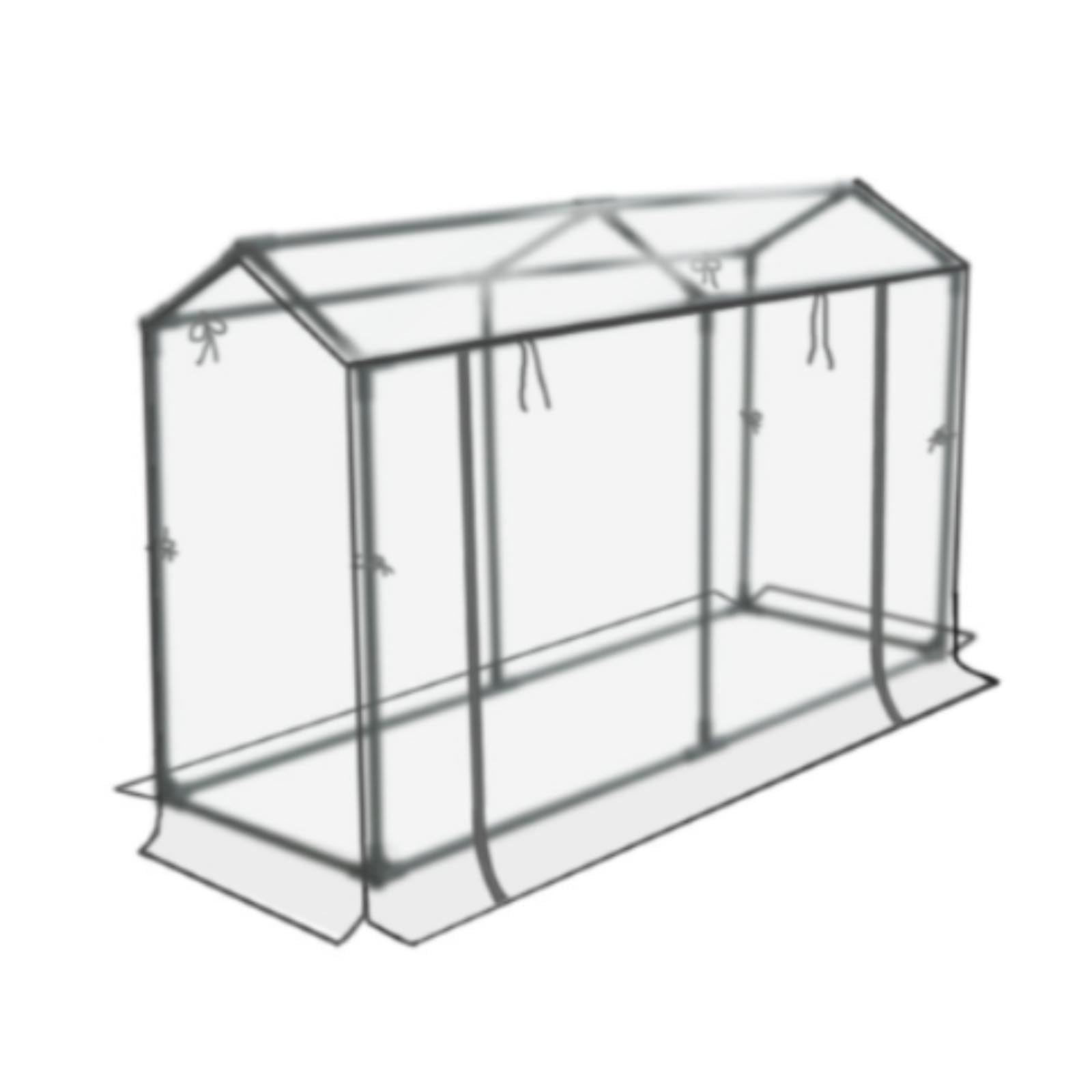 Tenda trasparente, piccola serra, Trasparente, 120x40x72cm | crescita affidabile delle piante, offre un kit serra portatile per la germinazione del giardinaggio in caso di condizioni