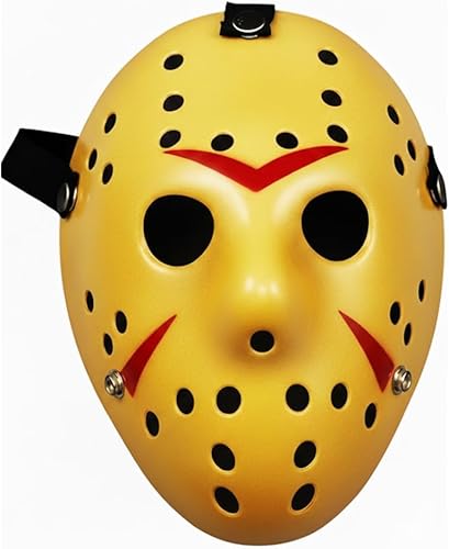 Máscara de terror de Halloween, accesorios de fiesta de cosplay, color negro