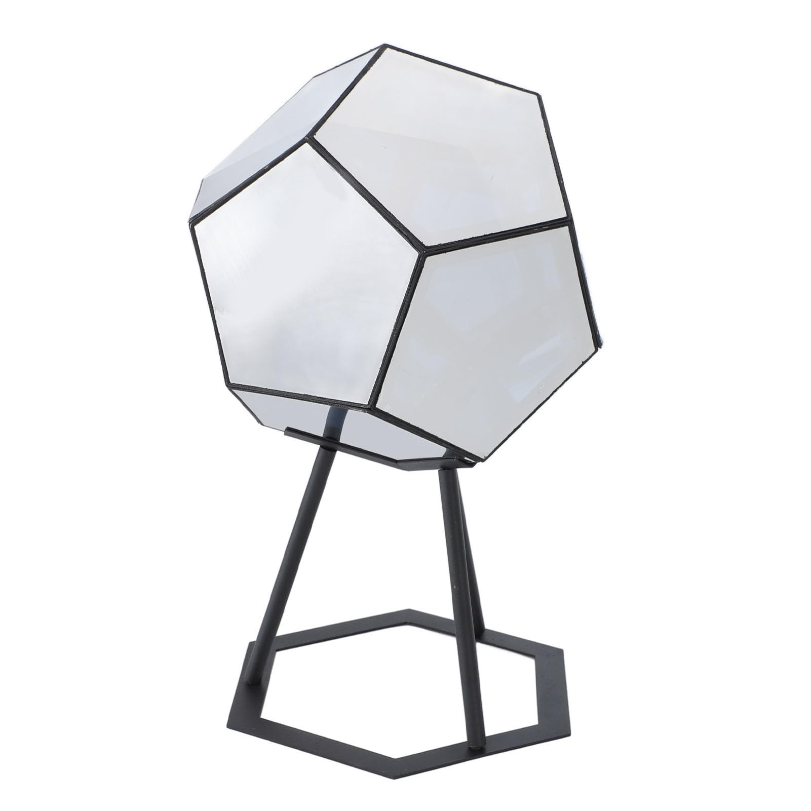 Fafeicy LED Dodekaeder Licht Acryl Eisen Musik Sync Ambient Lampe, USB