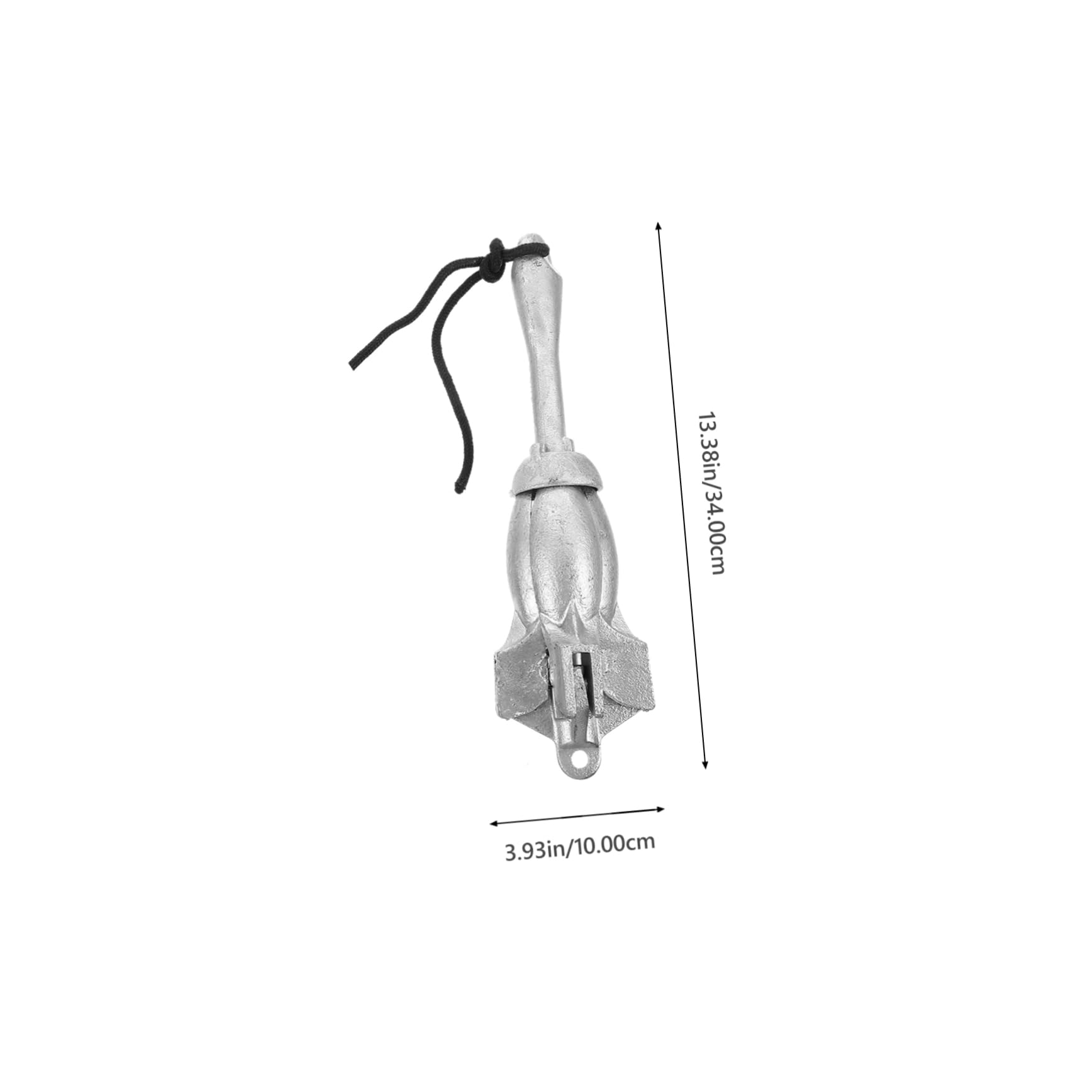 Ancla Plegable de Metal de 4 Garras para Kayak y Canoa