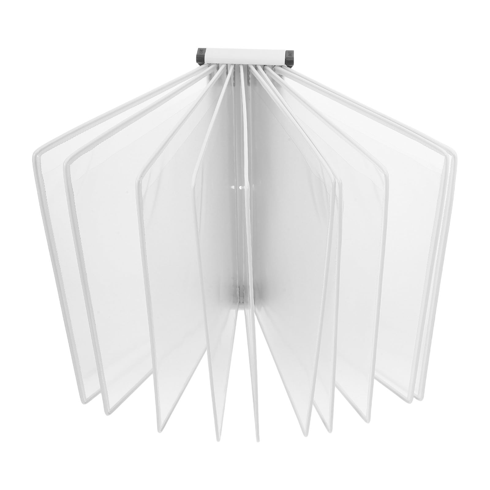 Healeved Wand Aktenorganizer für A4, 5 Seiten, Eisen und Pvc, Weiß