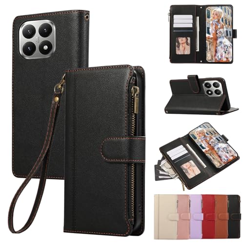 KW-LINK Xiaomi 17T �P�[�X �蒠�^ �V���I�~17t �P�[�X �蒠�^ ���K���� �t�@�X�i�[�^ �g�уJ�o�[ �V���I�~17t�P�[�X�J�o�[ �J�[�h���[ �R�C���|�P�b�g ���z�^ Xiaomi17t �p �X�}�z�P�[�X �X�^���h�@�\ �}�O�l�b�g�� ���F