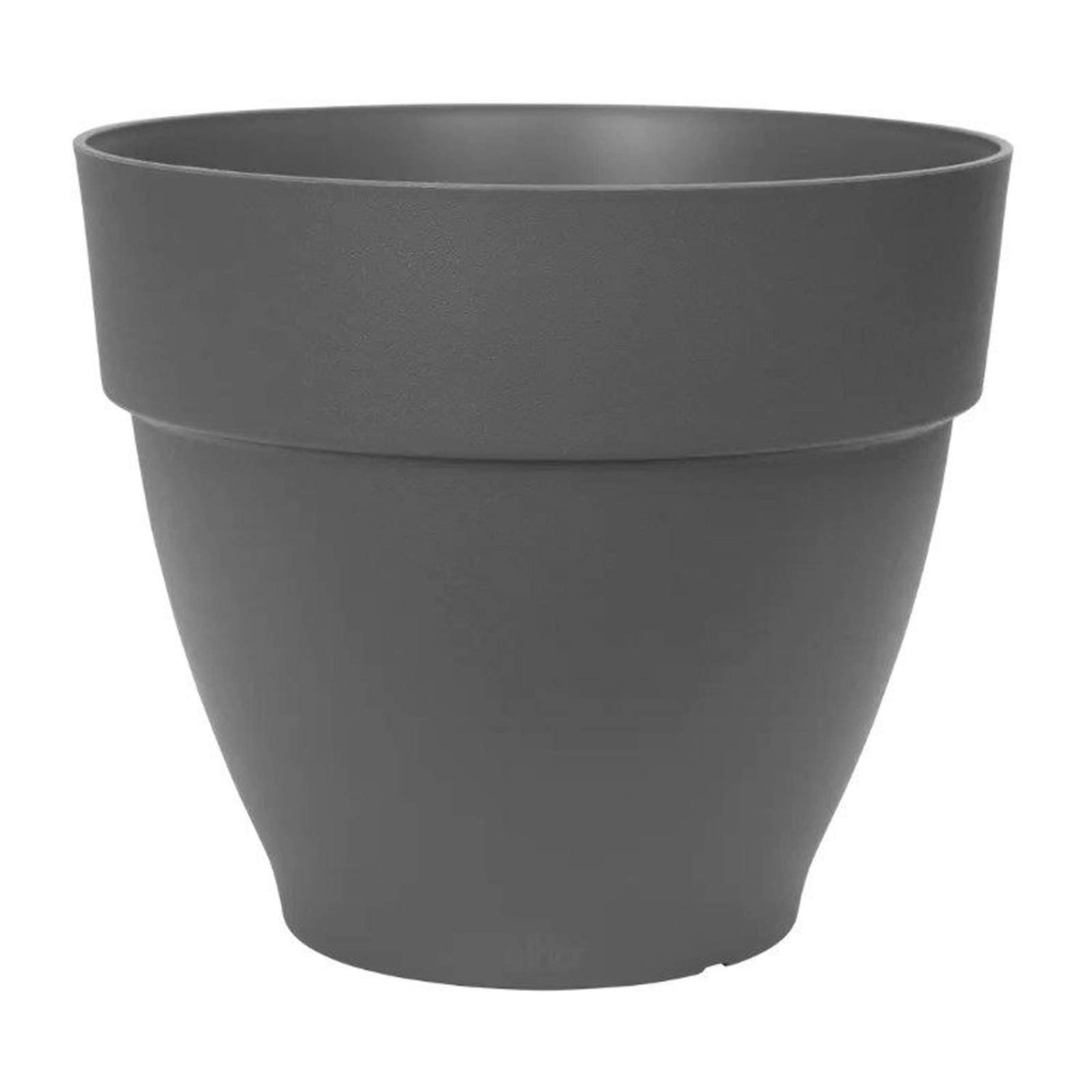 Elho Vibia Campana 55cm Pot de Fleurs - Anthracite | Ø 54.5 x H 47 cm | Convient à l’extérieur | Plastique 100 % recyclé