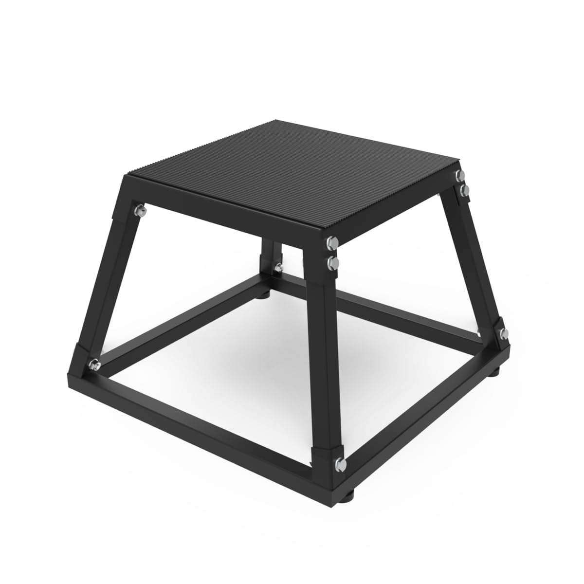 Garvee Plateforme de saut plyométrique en acier antidérapante, Banc de fitness robuste pour entréeînement de force et musculation à domicile, 30cm