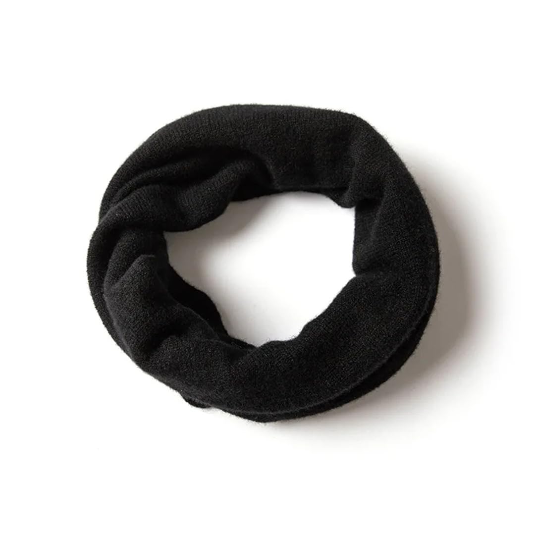 Bufanda de cachemira de color liso para mujer y hombre, cálida y suave para el cuello en invierno.