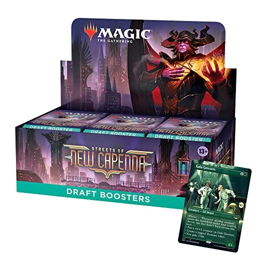 Magic: The Gathering Streets of New Capenna Draft Booster Box | 36 Packs + 1 Box Topper (541 Magic Cards)