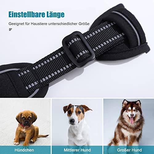 FSROOMZ Hundegeschirr Anti Zieh für Kleine und mittelgroße Hunde, Anti Zug Welpen Sicherheitsgeschir No Pull Dog Harness, Weich, Gepolstert, verstellbar, Atmungsaktiv, Reflexstreifen Brustgeschirr (S)