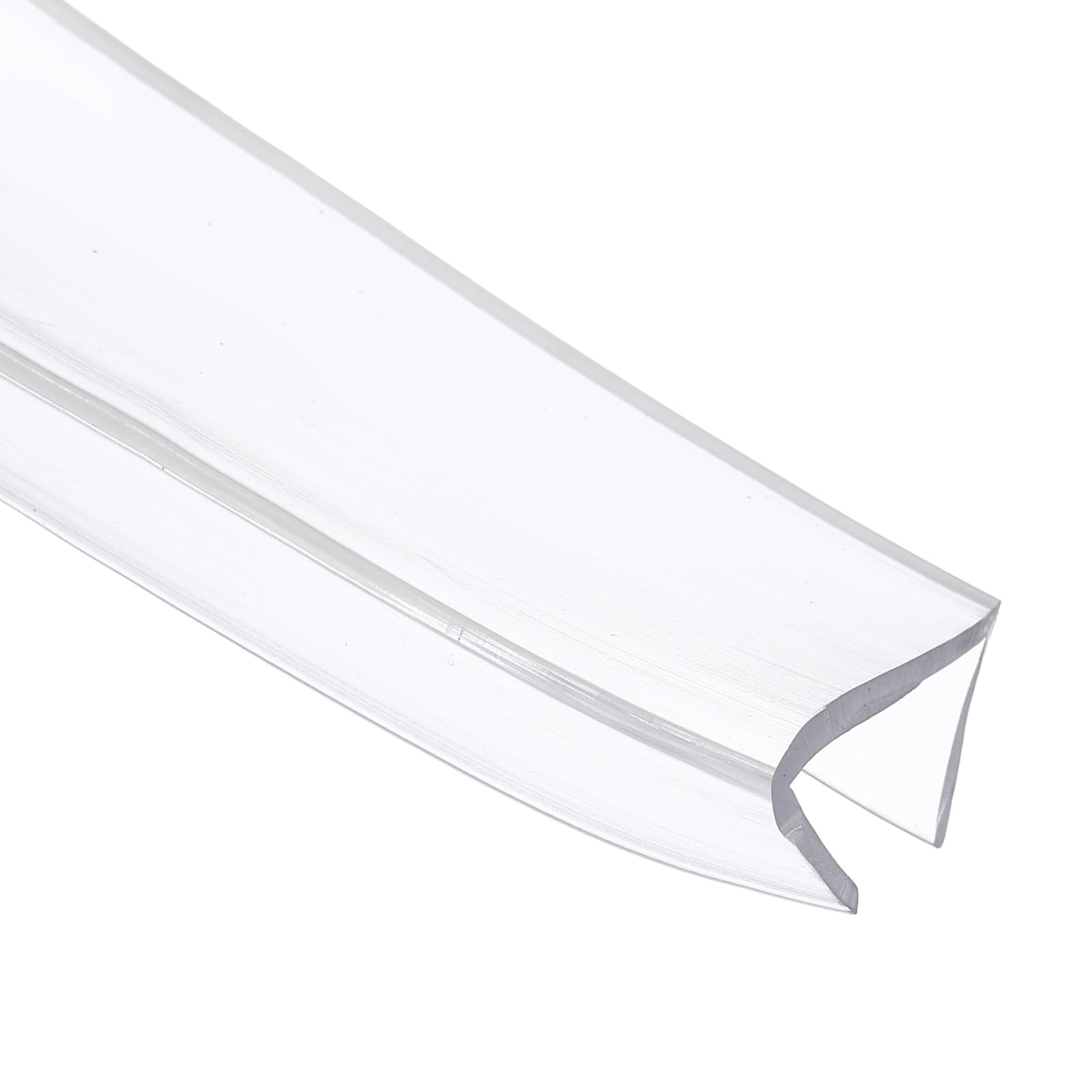 sourcing map Clear Edge Trim, 13.1Ft Silicone U Channel Edge Protector, Edges Guards Fits 1-3/8"-1-13/32" for Car Doors Sheet Metal Parts (1-9/16" W x 11/16" H)