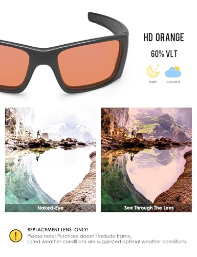 Image of BLAZERBUCK Anti-salt Polarized Replacement Lenses for Oakley Fuel Cell OO9096 Sunglass