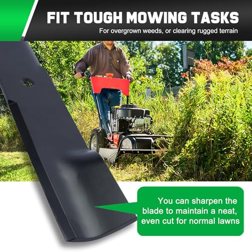 Image of Grasscool Raptor SD 52 inch Deck Hustler Mower Blades Replacement 603995 | Fits Fastrack Super S Mini Z X-ONE 52'' Zero Turn Lawn Tractor Riding Lawnmower,High Lift Mulching Bagging,OEM 795526 783753