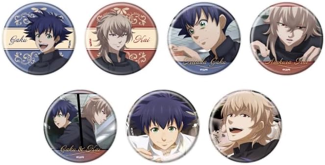 TV Anime "Felmer's Food" 01 (Official Illustration) Can Badge Complete Set of 7 Pieces Box