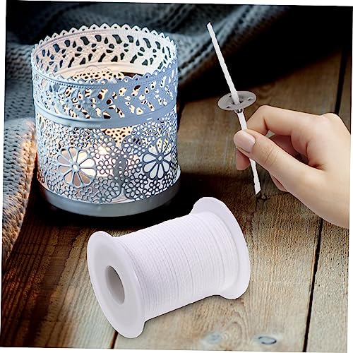 Set de mechas para velas de algodón premium con bases miniatura 7