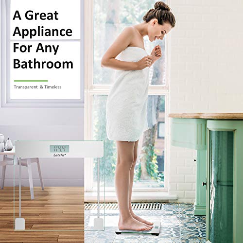 Letsfit Digital Body Weight Bathroom Scale with Step-On Technology, Large Backlit Display, Ultra Slim Design - Thumbnail 2