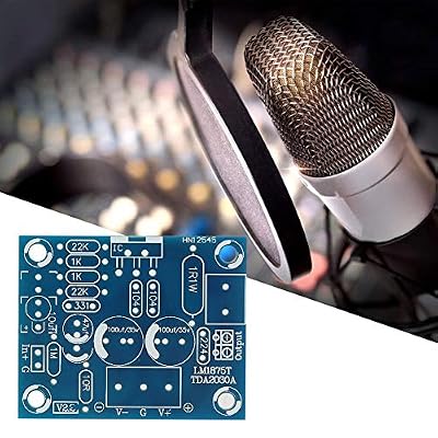 Amplifier Board DIY Kit, LM1875T 20W Mono HiFi Audio Amplifier Board, 25V Power Amp Module, for Home Theater Speaker DIY, Require Assembly