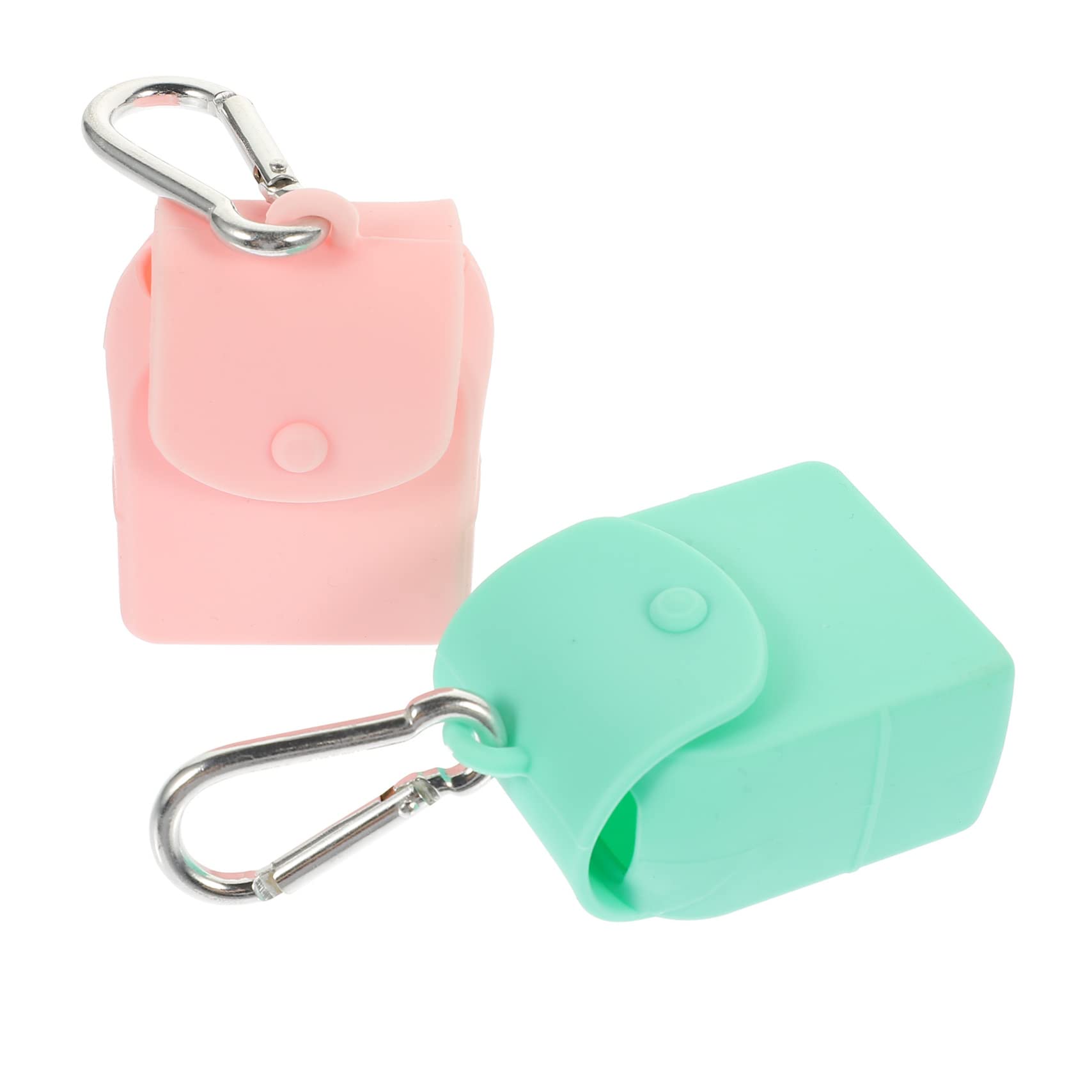 FOMIYES Silicone Coin Coin Bag Small Pouch Keychain Cute Practical Storage Packet