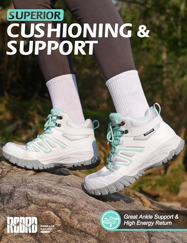 R CORD Hiking Boots Women Waterproof Non-Slip Womens Hiking Boots Ankle Support for Trail Walking Backpacking & Outdoor Adventures All Day2