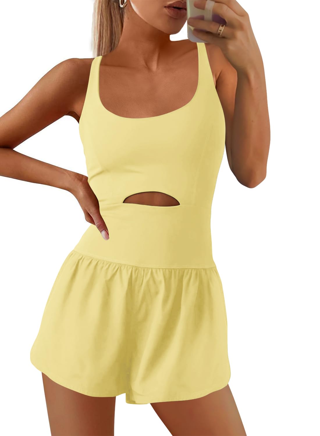 SENSERISE Womens Workout Rompers Athletic Romper Running Onesie One Piece Exercise Jumpsuits Gym Yoga Outfits