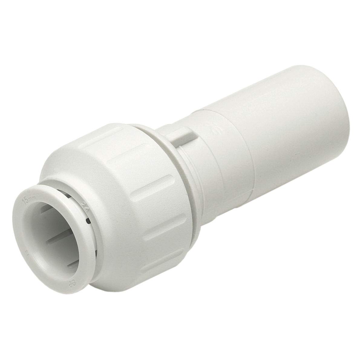 John Guest White Speedfit Pem061510w 15 X 10 Mm Stem Reducer Straight