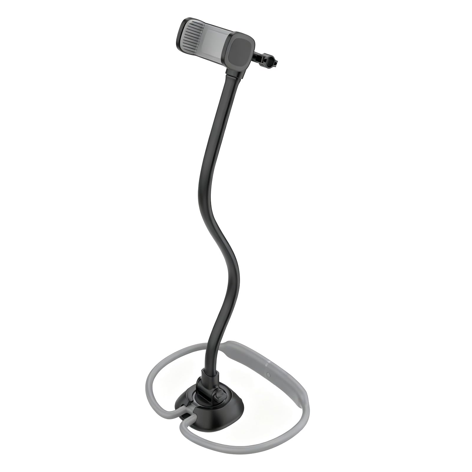 Soporte para Teléfono Celular, Soporte Flexible para Teléfono con Cuello de Cisne, para Móvil para Cama, para Inteligente de 2,48 a 3,58 Pulgadas, Ideal para Vlog POV, Selfie y para Cuello