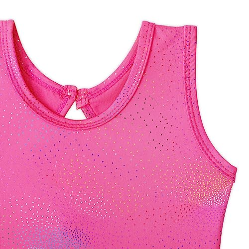HOZIY Leotards for Girls Ballet Gymnastics Sleeveless Long Sleeve Colorful Sparkles Aqua Blue Pink Purple Solid