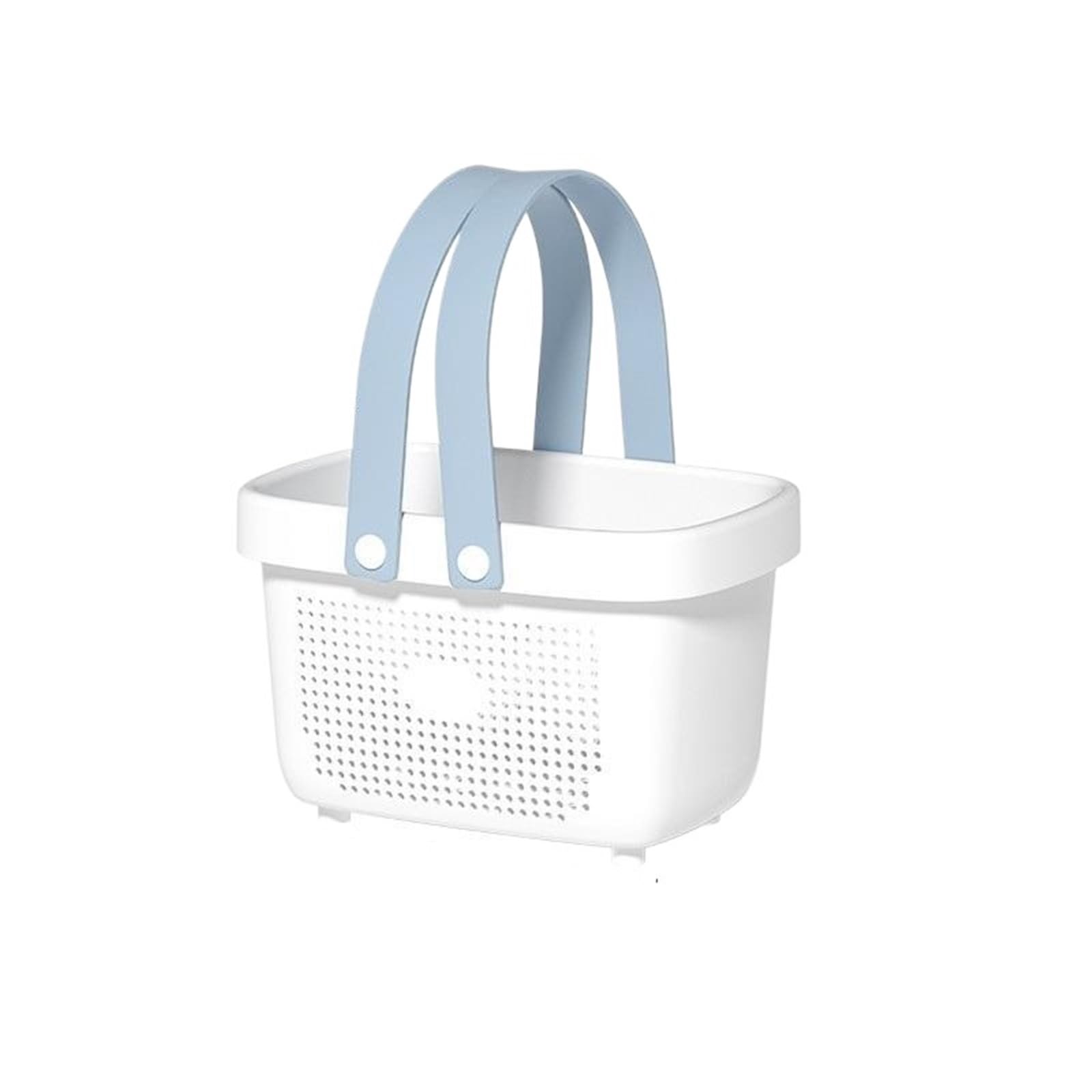XVDRFSD Shower Caddy Portable Storage Basket With Handle Portable Shower Caddy For Bathroom Kitchen Dorm Room Bedroom(White)