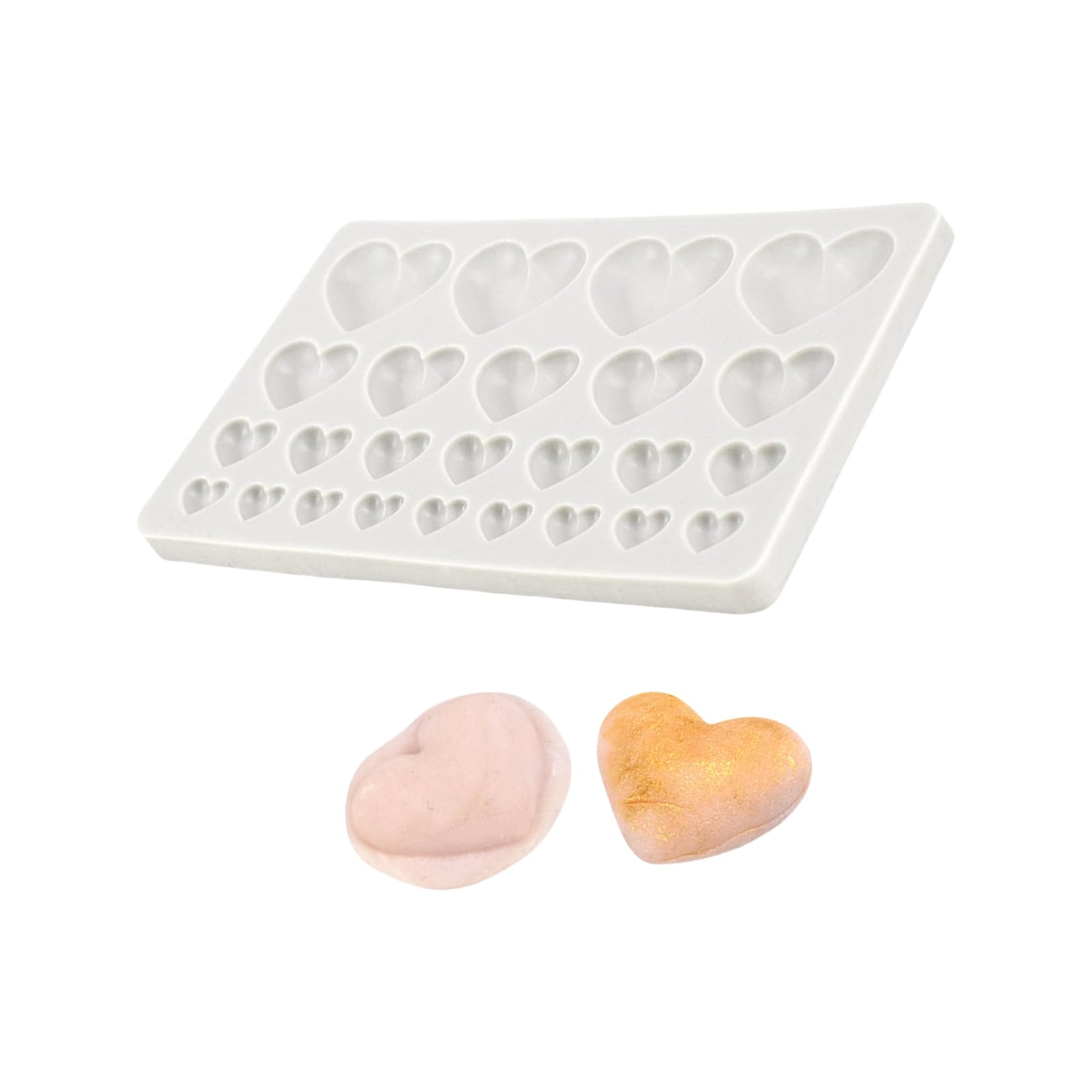 MICFENY Multi Cavity Silicone Bakewares Heart Shaped for Chocolate Cake Fondant Candy Baking Tool Kitchen Accessories