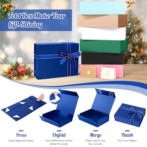 Valentines-Gift-Boxes-with-Lids-13x10x5-Fathers-Day-Gift-Boxes-for-Presents-Navy-Blue-Groomsman-Proposal-Box-for-Men-Luxury-Holiday-Gift-Boxes-Large-Magnetic-Box-for-Gift-Wrapping-Packaging Valentines Gift Boxes with Lids 13x10x5 Fathers Day Gift Boxes for Presents Navy Blue Groomsman Proposal Box for Men Luxury Holiday Gift Boxes Large Magnetic Box for Gift Wrapping Packaging