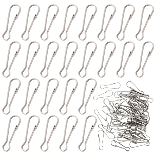 Xorim 50 PCS Flag Clips for Flagpole, Flag Pole Clips,