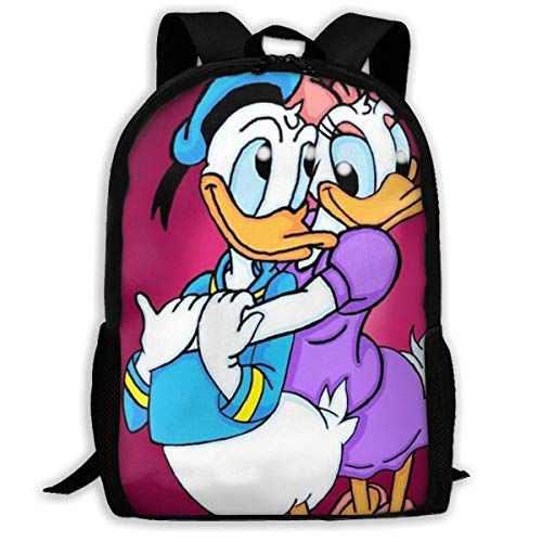 Mei shop Mochila Informal Escolar con Cremallera y Estampado de Pato