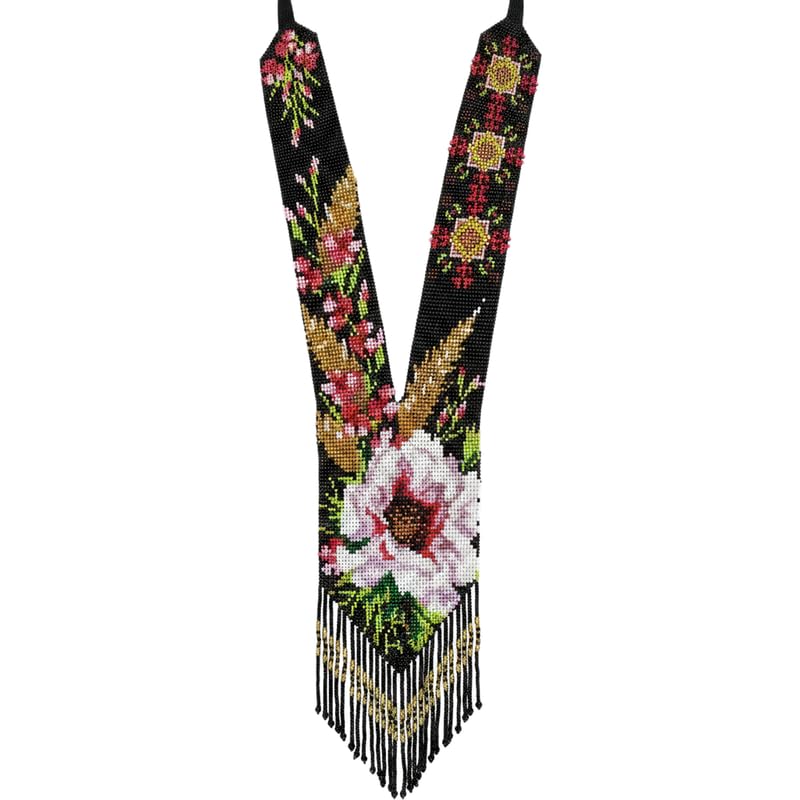 Collier ukrainien Gerdan en perles pour égayer une tenue terne sans effort