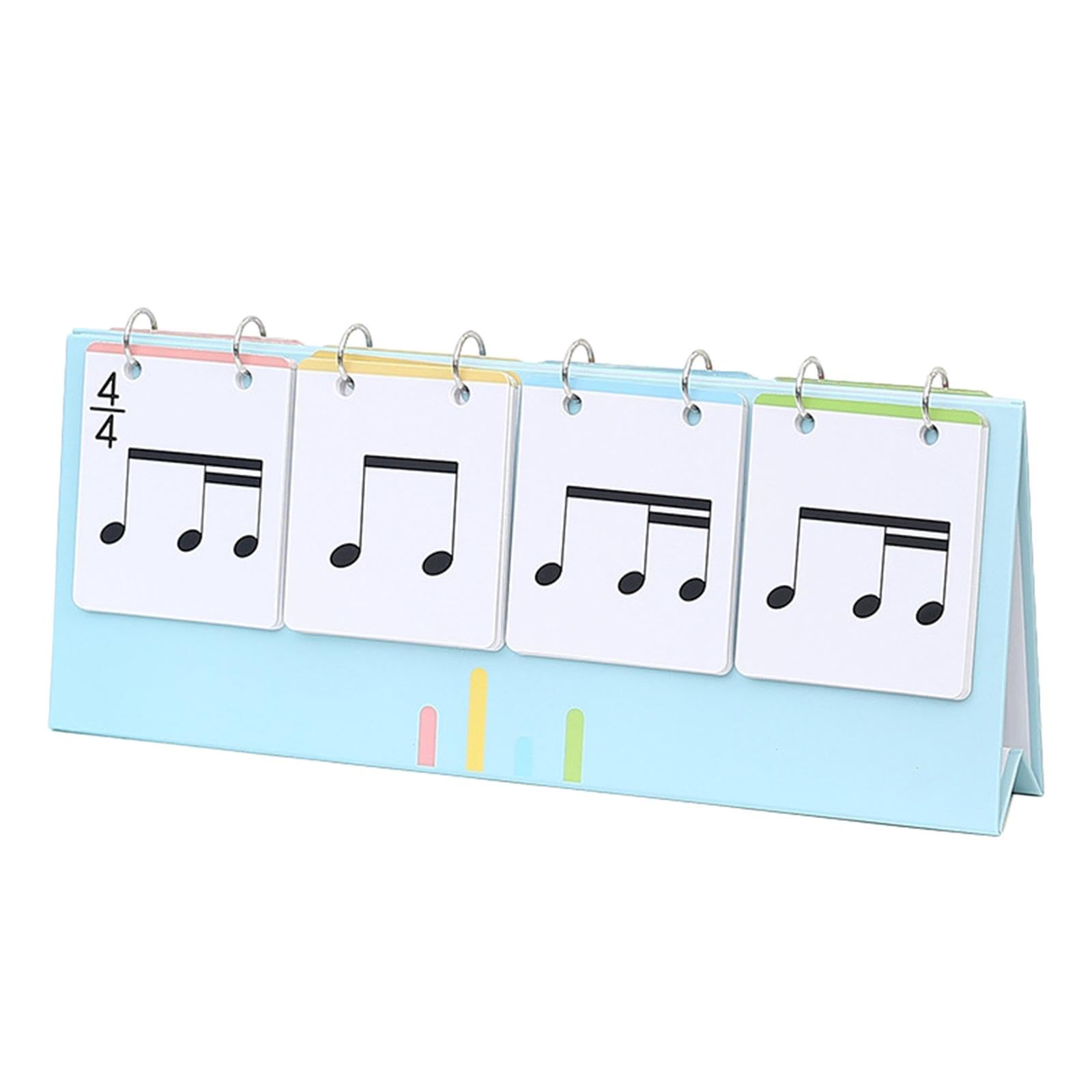 Notación Musical Aprendizaje de Lectura de Tarjetas Partituras Musicales