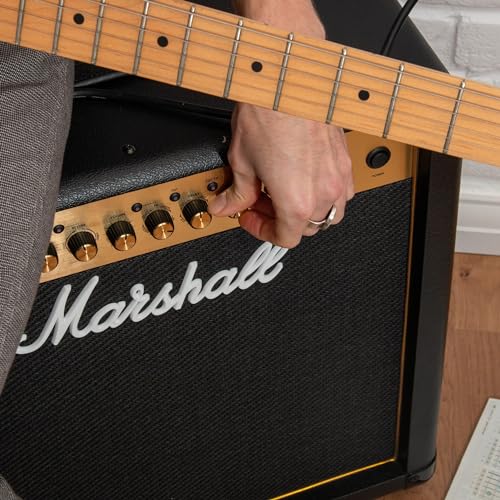 Image of Marshall MG50GFX Combo Guitar Amp - Clean, Crunch, Overdrive Channels | Reverb /Delay Digital Effects | 3-Band EQ | 3.5 mm Headphones Out | 30W Output| Footswitch Included - Black