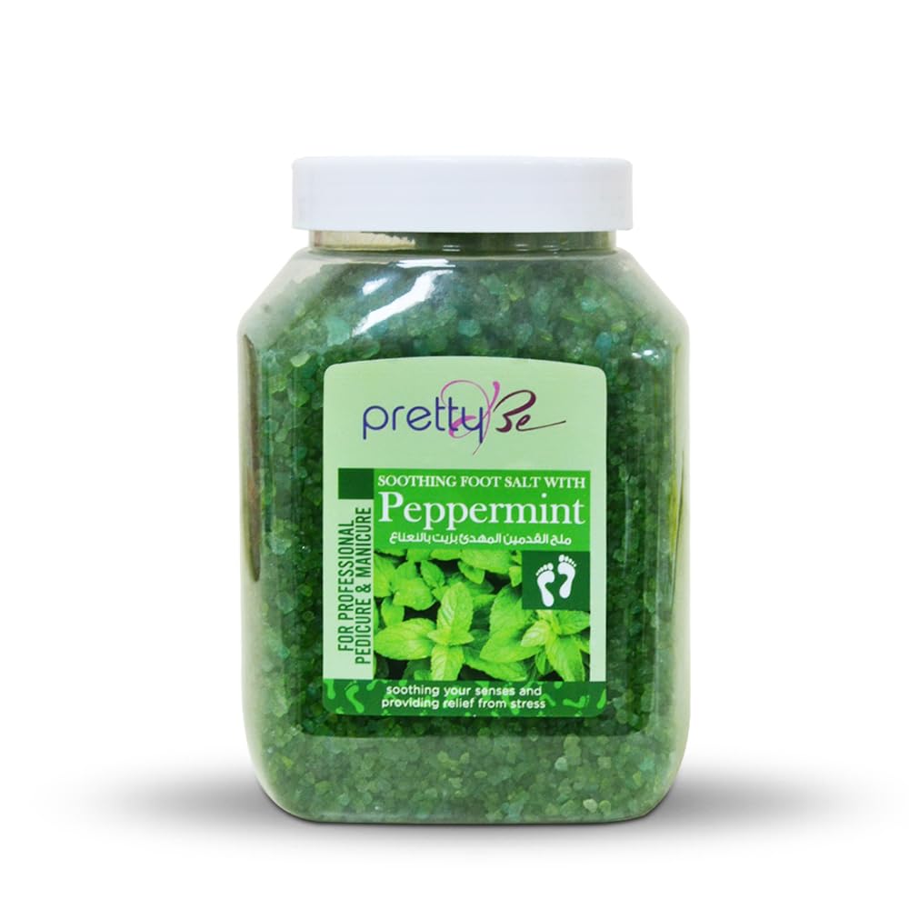 pretty BeSoothing Foot Salt With Peppermint And Eucalyptus Oil, For Professional Pedicure & Manicure, Soothing Your Senses And Providing Relief From Stress - 1.5 Kg