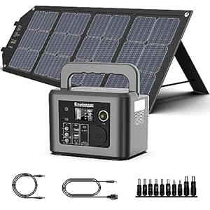 Powkey Tragbare Powerstation 99Wh/27000mAh Tragbares Kraftwerk 100W Solargenerator mit 230V AC Ausgang/QC 3.0 18W USB/Typ-C für Camping Wohnmobile powerbank mit steckdose