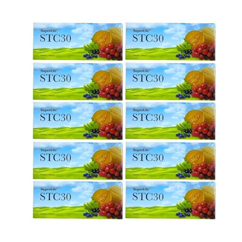 10 Packs Super Life STC30 Stem Cell Anti Aging Total Carre 30 Wrinkles Collagen Antioxidant 15 Sachets/Pack