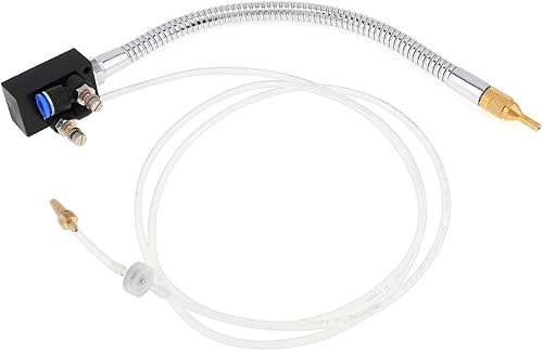 Miniatura 6 de Versión actualizada Sistema de pulverización de lubricación de refrigerante de niebla con válvula de retención y tubo flexible de acero inoxidable