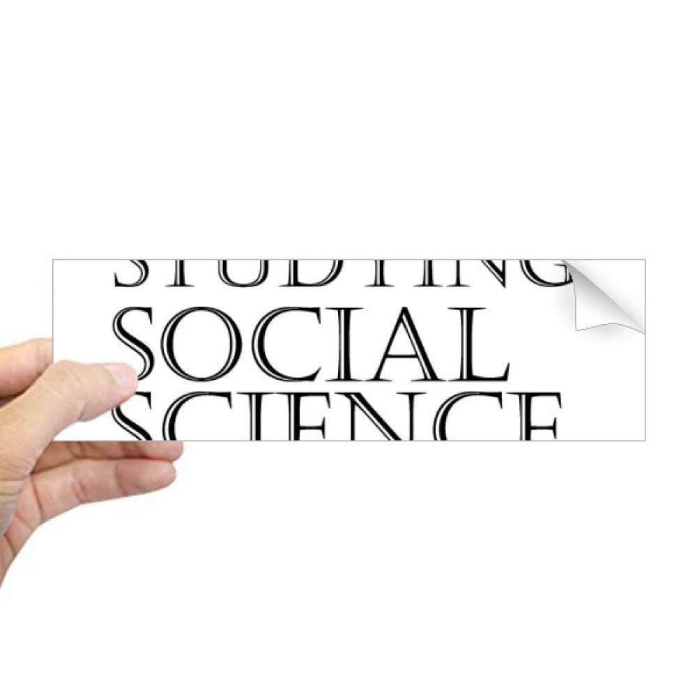 Autocollant rectangulaire pour cahier : marquage fenêtre sciences sociales