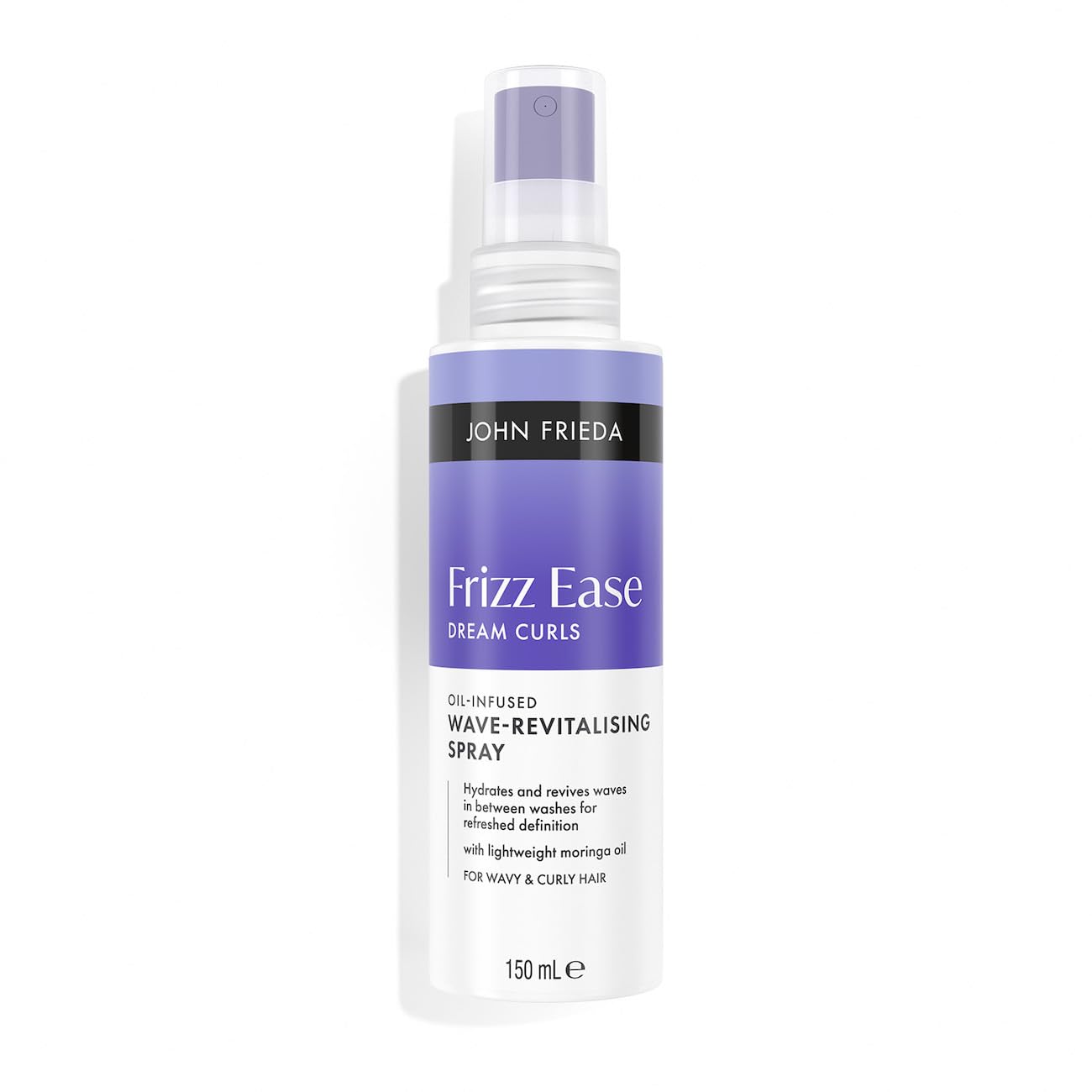 John Frieda Frizz Ease Dream Curls Wave Revitalising Spray 150ml. Curl Refresh Spray for Wavy Hair, Soft Hold and Anti Frizz Control