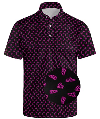 Camiseta polo para hombre, divertida, transpirable y de secado rápido, ideal para golf miniatura 1
