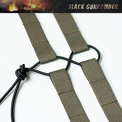 Image of Tactical Two-Band Quick Release Cummerbund Elastic String Magnetic Buckles Model BG-TC3-ES