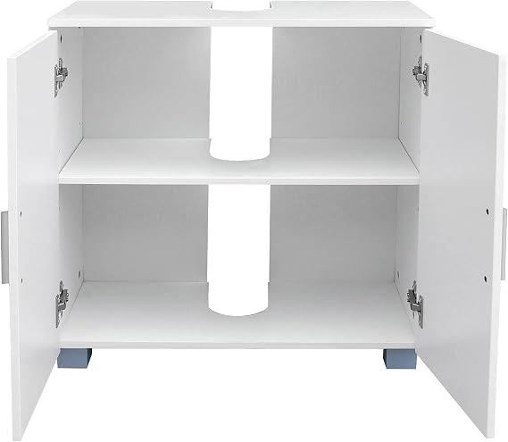 Pedestal Under Sink Storage Vanity with 2 Doors Traditional Bathroom Cabinet Space Saver Organizer White Pedestal Sink Storage Cabinet, Under Sink Cabinet, Bathroom Vanity Cabinet Great for Bathroom