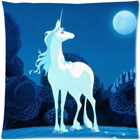 the last unicorn Custom Zippered Cushion Covers Pillow Cases 18x18 Inch (Twin sides)