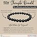 Karelia Creations Shungite Stretchy Black Stone Bracelet | Authentic Protection Bead Crystal Shield Blocker Jewelry | Spiritual Energy Chakra Healing | Men Women Gift Idea (8mm Beads)